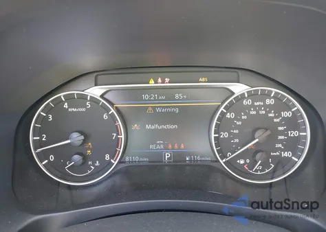 2025 Nissan Altima Sv Fwd from USA, damaged, VIN 1N4BL4DVXSN372776